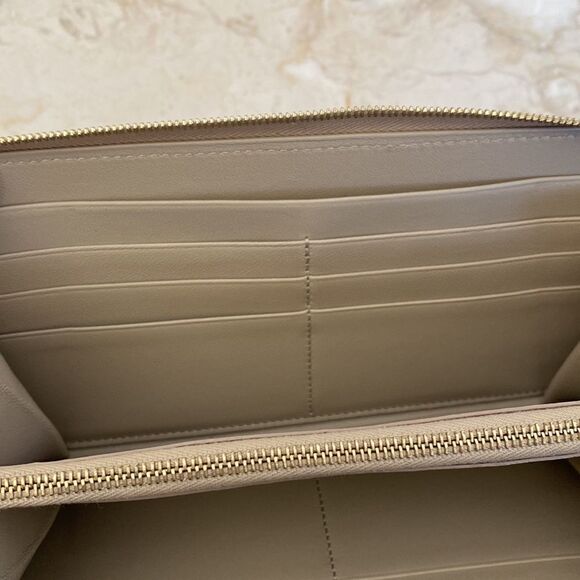 CELINE Bicolor Leather Zippy Zip Around Long Wallet - Picture 9 of 13